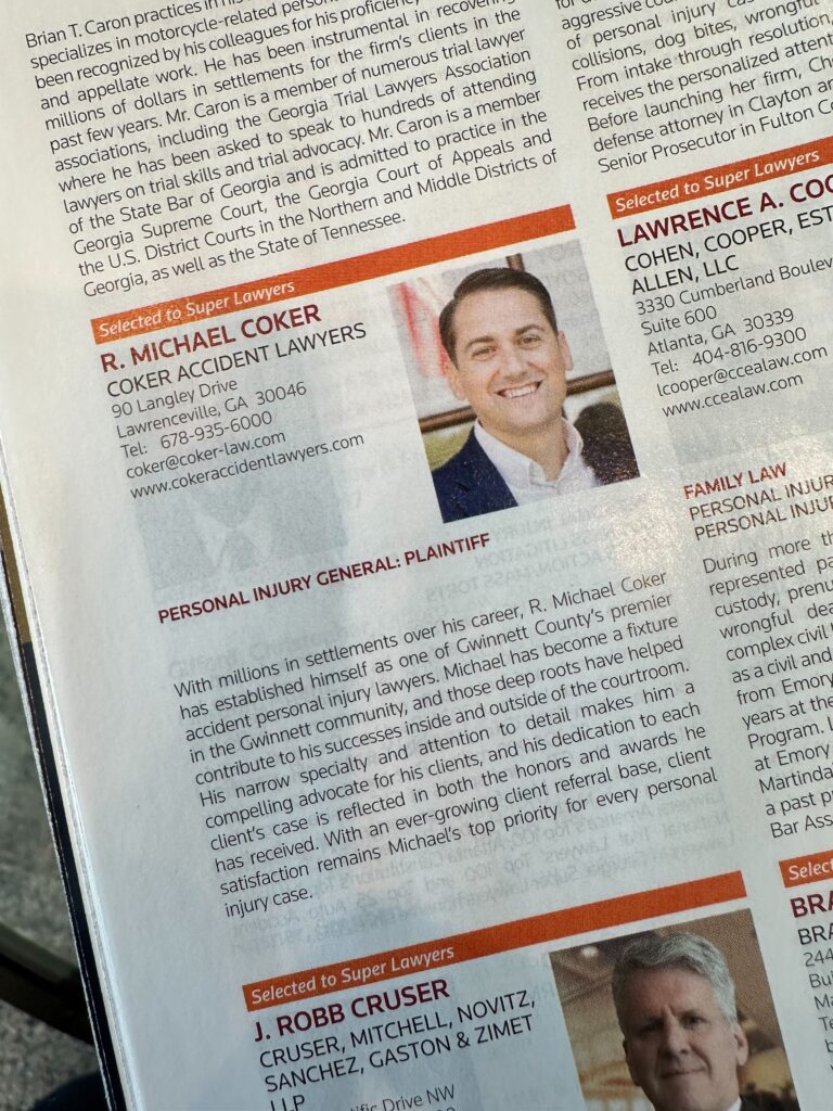 Michael Coker - Georgia Super Lawyers 2025